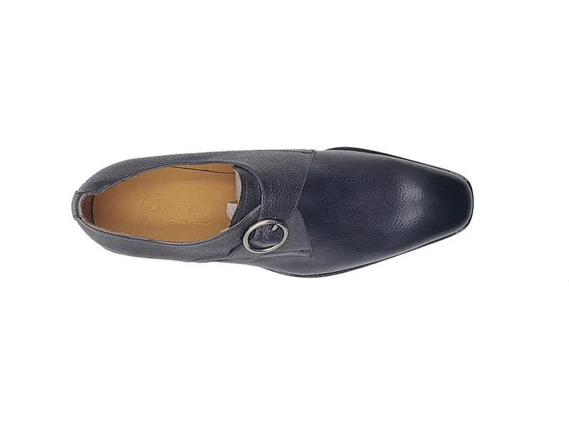 Carrucci Single Monk Strap Plain Toe Shoes