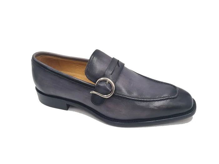 Carrucci Single Monk Strap with modern buckle
