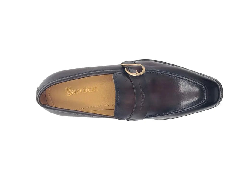 Carrucci Single Monk Strap with modern buckle