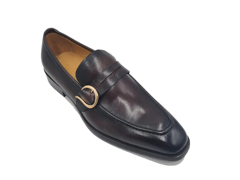 Carrucci Single Monk Strap with modern buckle