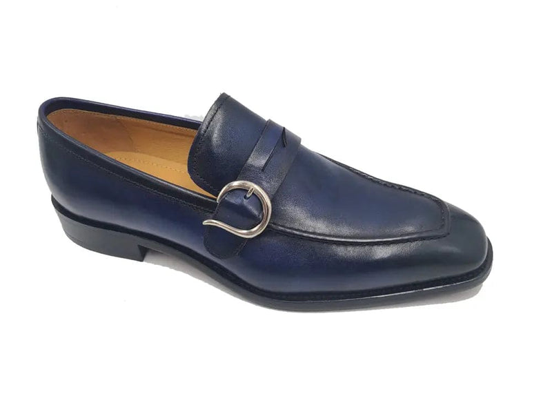 Carrucci Single Monk Strap with modern buckle