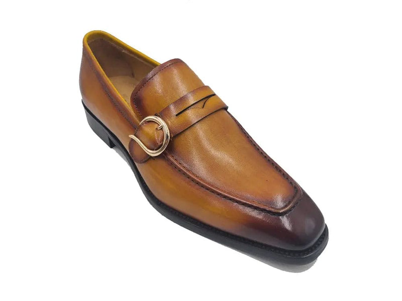 Carrucci Single Monk Strap with modern buckle