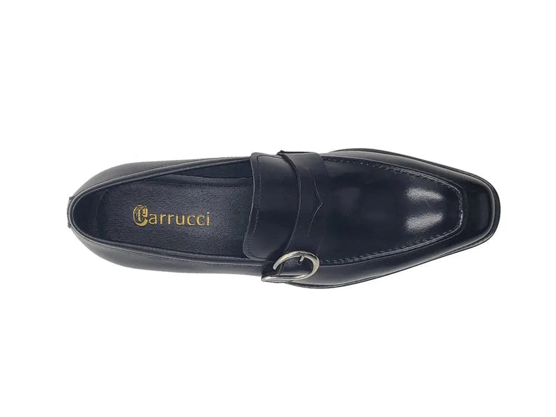 Carrucci Single Monk Strap with modern buckle
