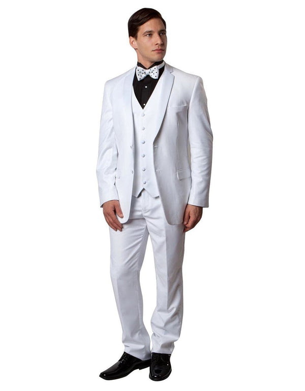 White Prom Suit - White Prom Tuxedo  - White Suit