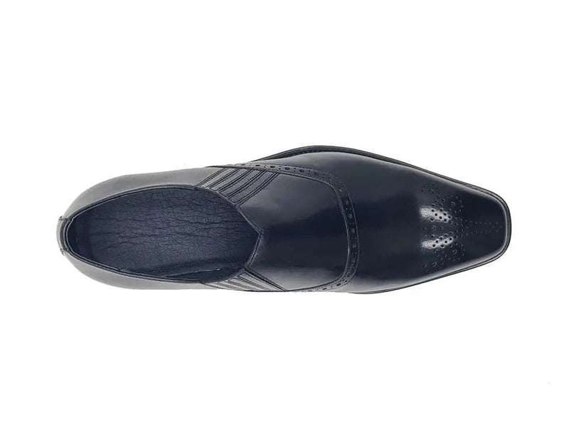 Carrucci Slip-on Loafer with medallion