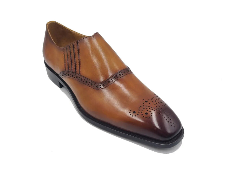 Carrucci Slip-on Loafer with medallion