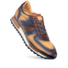 Men's Latini Multi-Tone Blue Sneakers by Mezlan – Hand-Burnished Calfskin, Made in Spain