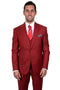"Mens Stacy Adams Suit - Stacy Adams Suit Men's Two Button Vested Basic Suit in Brick"