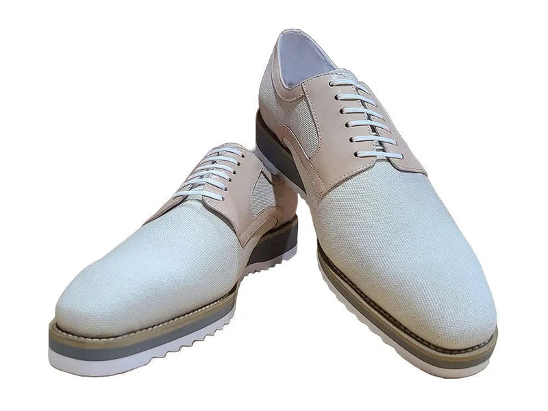 Carrucci Spring Linen Mixed Media Oxford