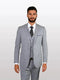 Statement Men's Dusty Grey 100% Wool Slim Fit Suits