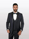 Statement Men's Navy Shawl Lapel 100% Wool Vested Tuxedos