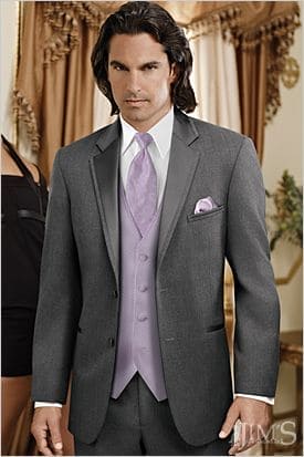 Smoking Traje - Esmoquin - Smoking Para Hombre - Steel Grey Tuxedo Notch Lapel