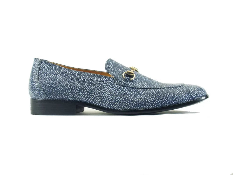 Carrucci Stingray Embossed Horsebit Loafer