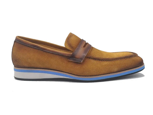Classic Suede Slip-On Penny Loafer