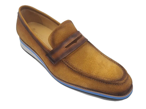 Classic Suede Slip-On Penny Loafer