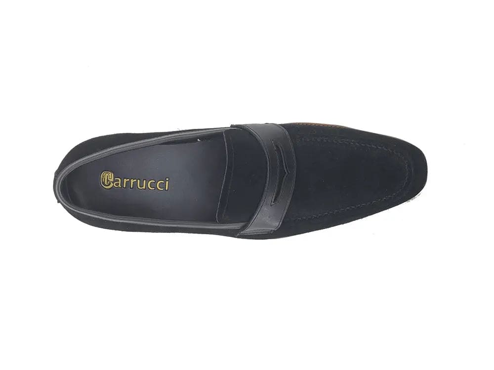 Classic Suede Slip-On Penny Loafer