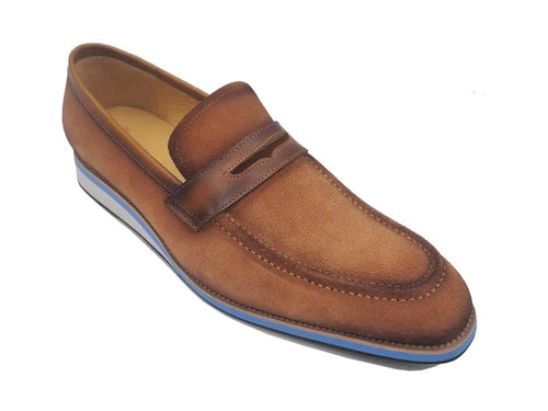 Classic Suede Slip-On Penny Loafer