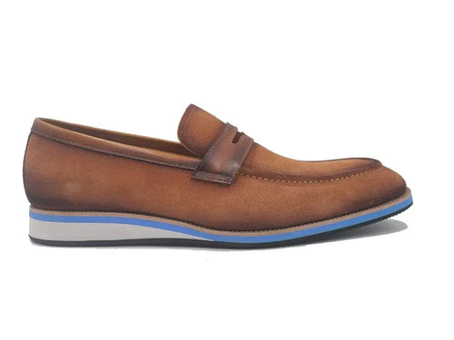 Classic Suede Slip-On Penny Loafer
