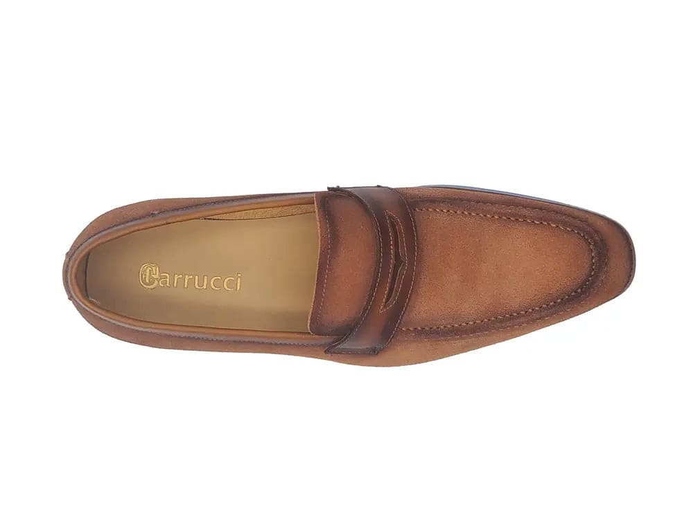 Classic Suede Slip-On Penny Loafer