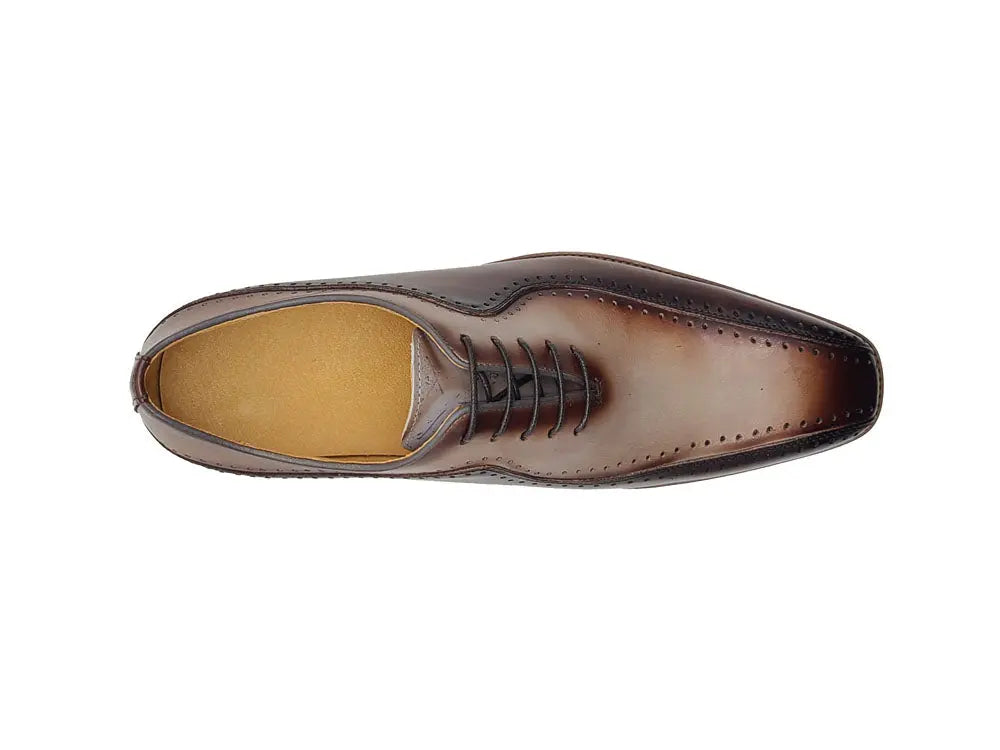 Two-Tone Burnished Brogue Oxford