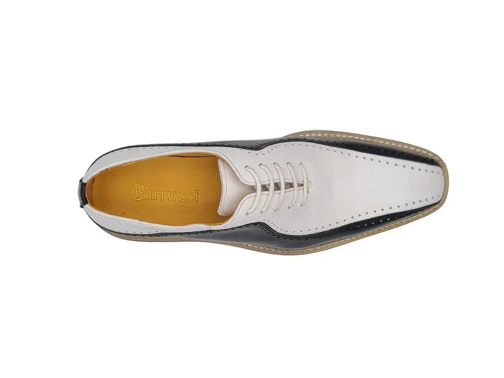 Two-Tone Burnished Brogue Oxford