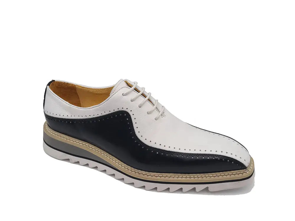 Two-Tone Burnished Brogue Oxford