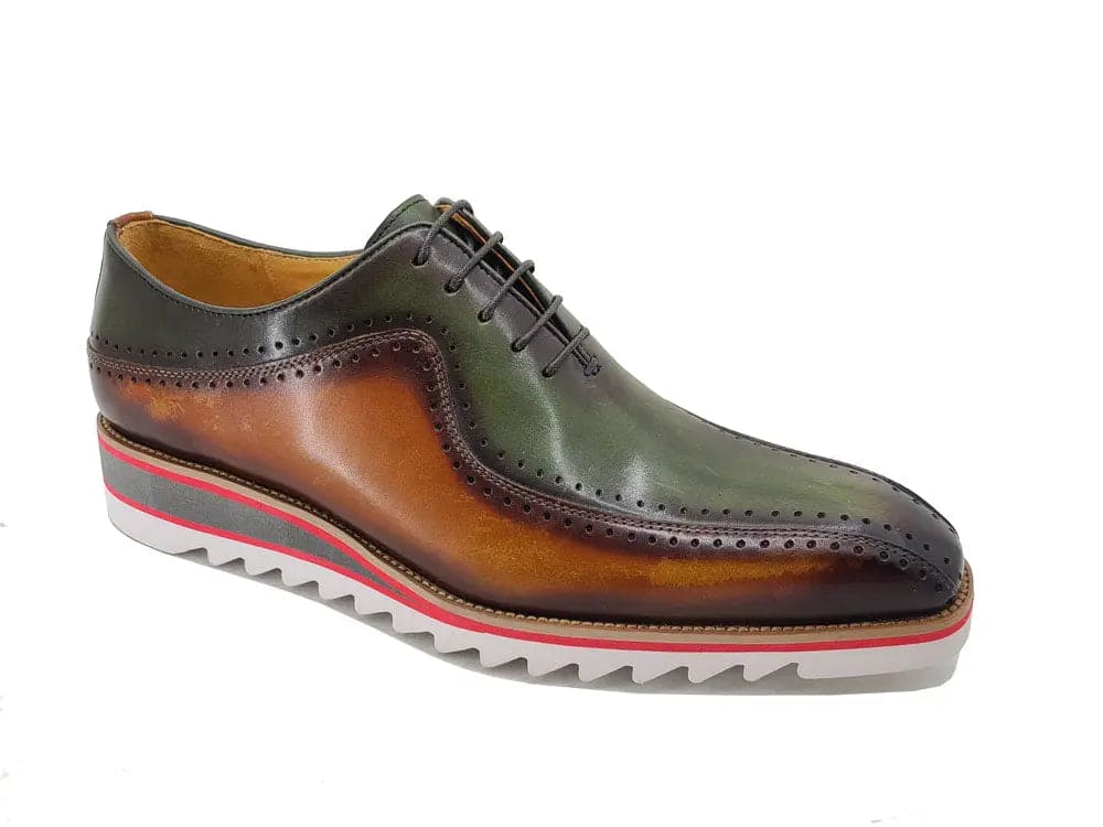 Two-Tone Burnished Brogue Oxford