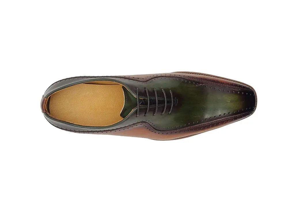 Two-Tone Burnished Brogue Oxford