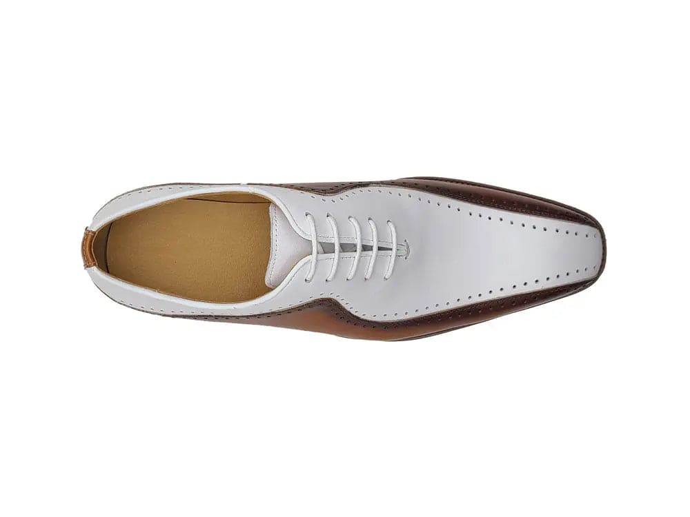 Two-Tone Burnished Brogue Oxford