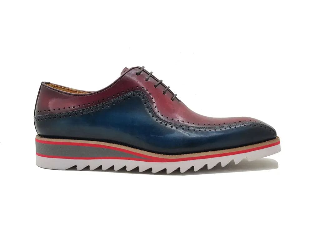 Two-Tone Burnished Brogue Oxford