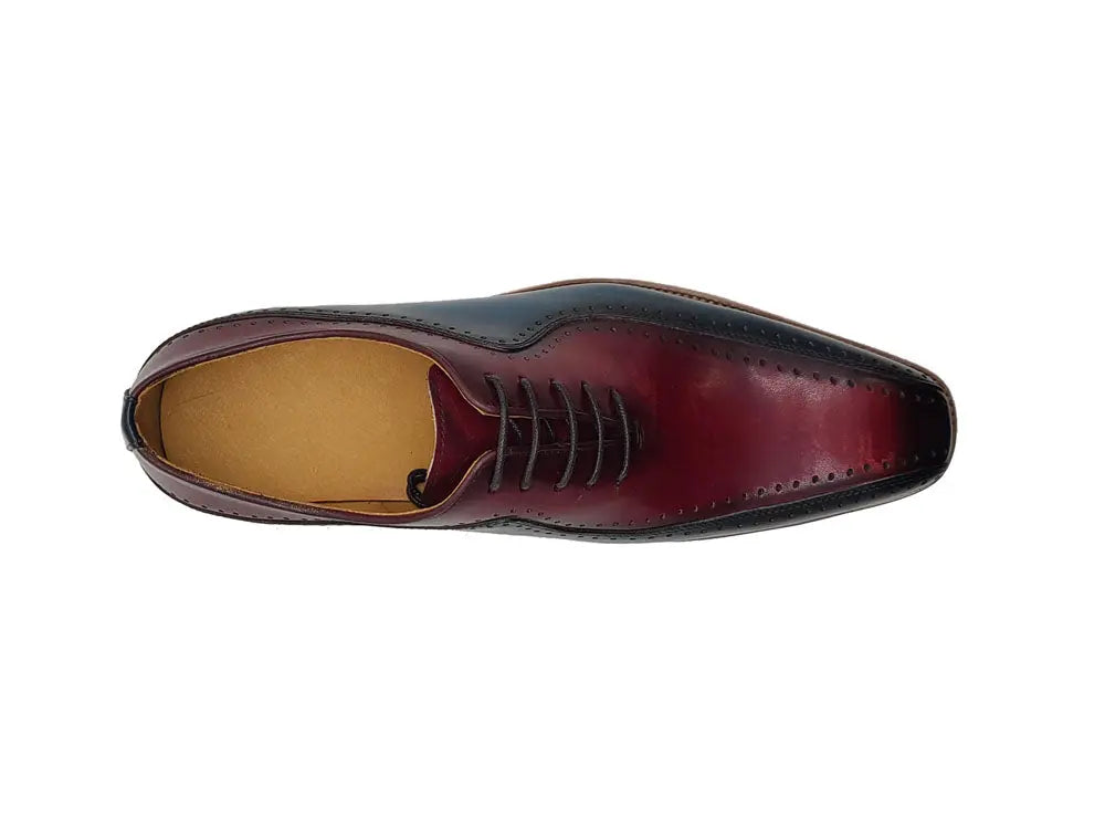 Two-Tone Burnished Brogue Oxford