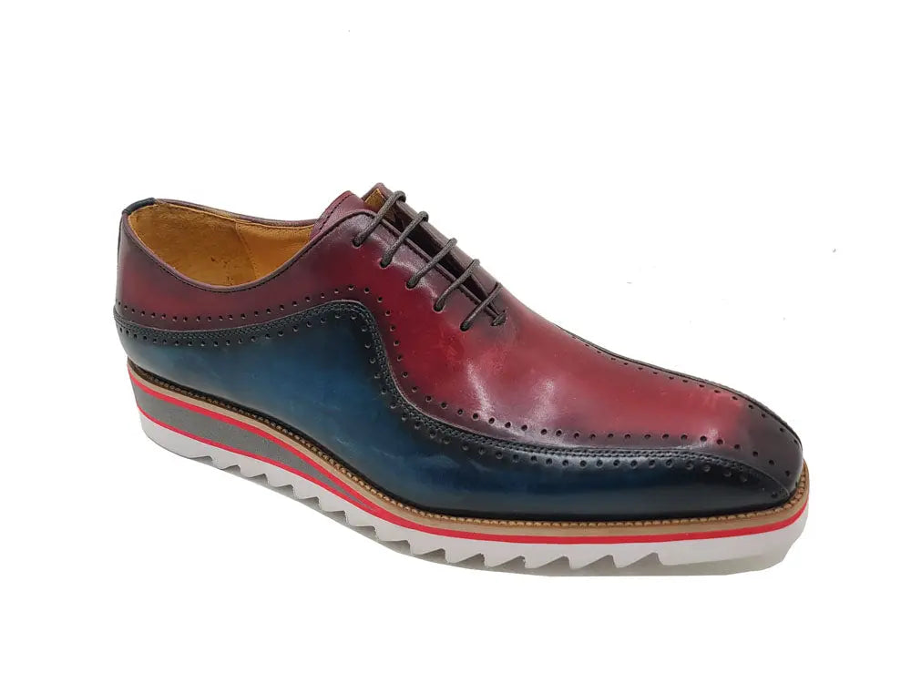 Two-Tone Burnished Brogue Oxford