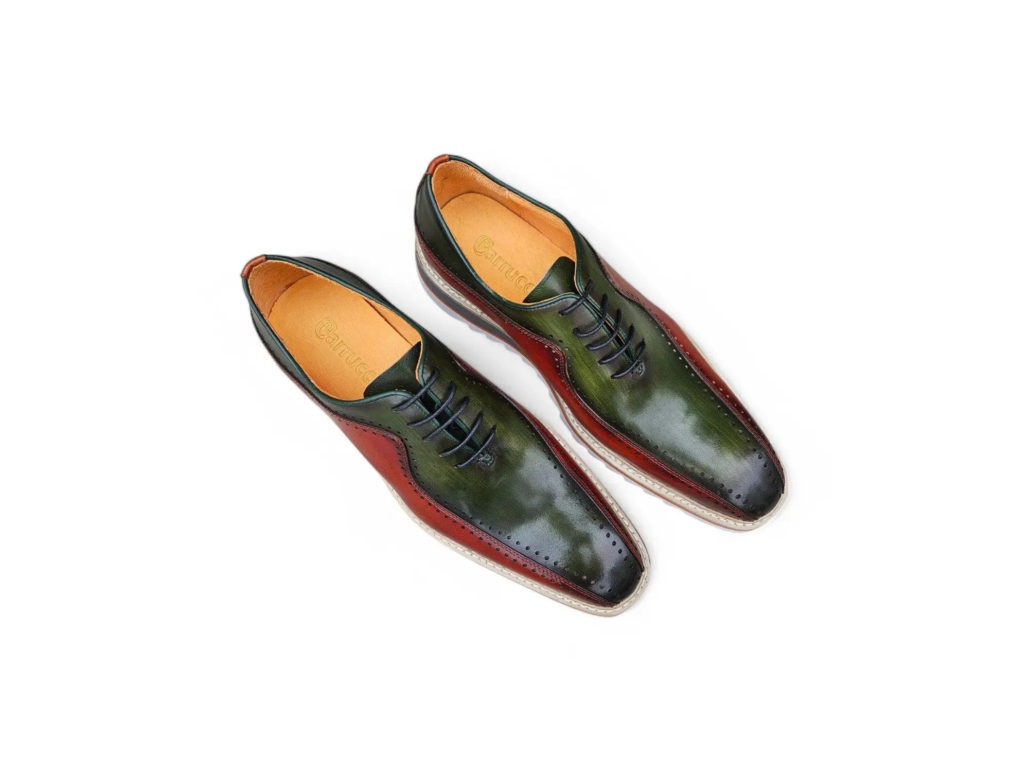 Two-Tone Burnished Brogue Oxford