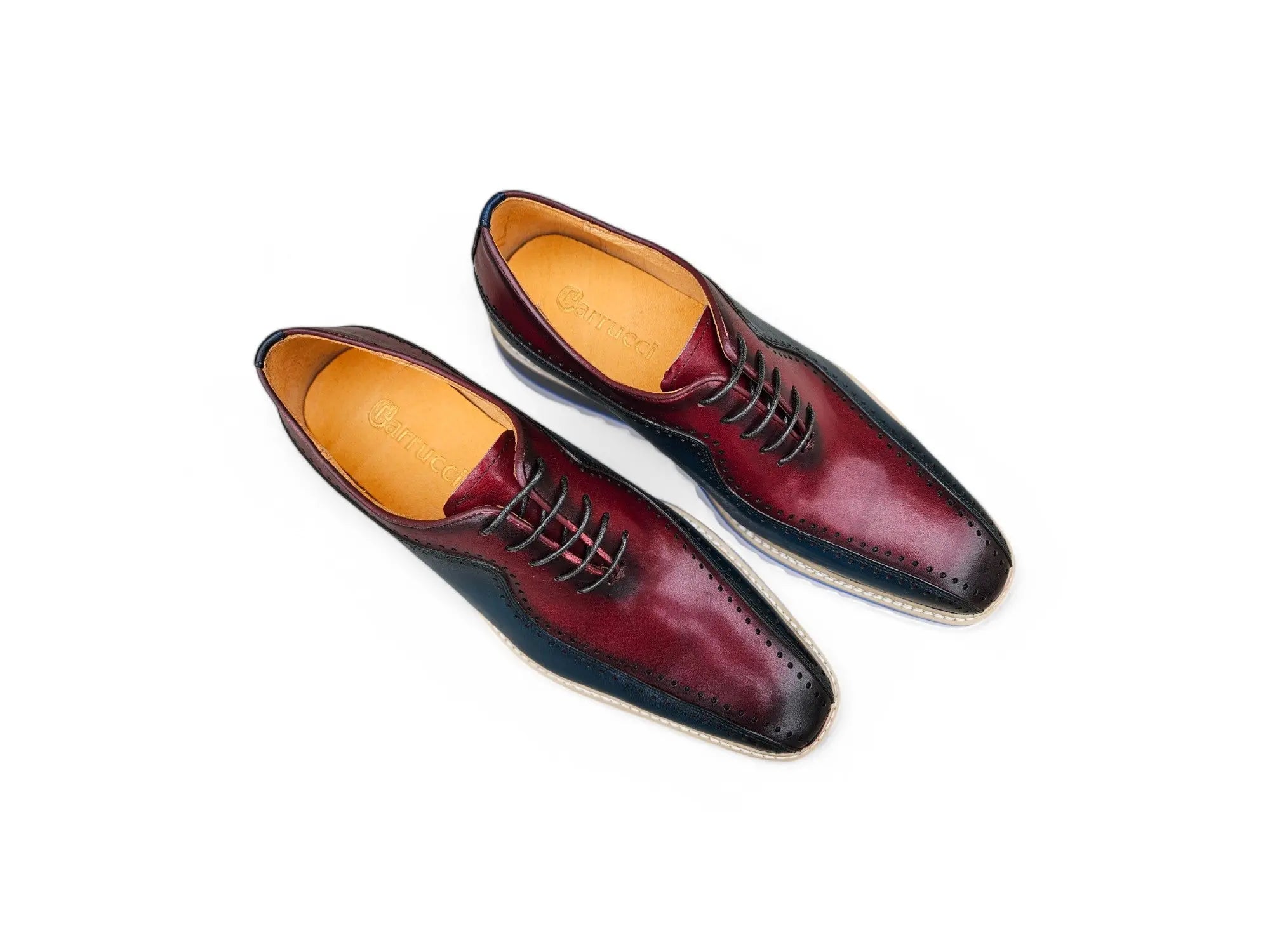 Two-Tone Burnished Brogue Oxford
