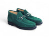Suede Ankle Boot with Horsebit Carrucci
