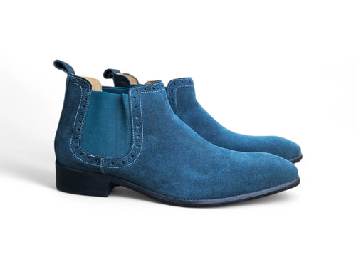 Suede Ankle Chelsea Boot Carrucci