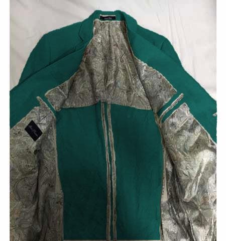 Mens Green Color Summer Blazer