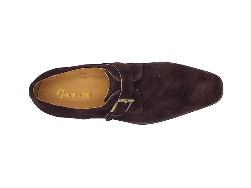 Carrucci Supple Suede Single Monk