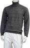 Mens Long Sleeve Sweater Gray