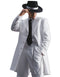 Gangster Suit - Mobster Suit - Mafia Suit For Mens Long Tuxedo Zoot White Suit