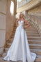 Tina Holly TA611W Wedding Ball Strapless Flowy Minimal Mikado Dress