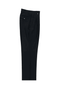 Navy wide-leg Tiglio Luxe dress pants in pure wool, tailored silhouette. Solid navy, straight cut. Features front fastening, single back pocket with button. Relaxed fit.
