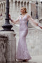 Tina Holly TK209 Wedding Prom Mermaid Beaded Evening Lace Dress