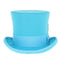 Men's Tall 100% Wool Dress Top Hat in Turquoise