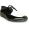 Mens Black Shiny Dress Shoe - Mens Gangster Shoes