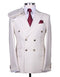 Mens Wool Business Suits For Men - Wool Fabric "White" Suit