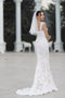 Tina Holly TW103 Wedding Mermaid Spaghetti Strap Flowy Evening Sequin Dress
