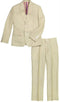 Tan Linen Suit - Boys Linen Suit - Toddler Linen Suit - Kids Linen Single Breasted Suit