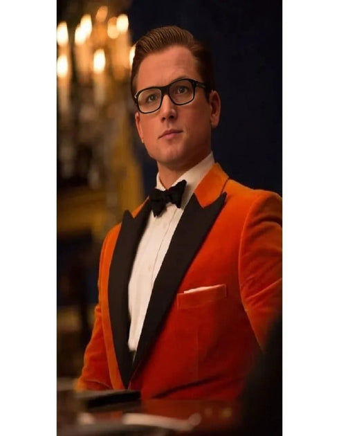 Kingsman Orange Jacket - Orange Tuxedo Dinner Single Breasted Jacket