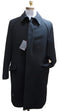 Mens Black Overcoat - 38 inch three button coat center-vent Ankle length Dress men's Overcoat